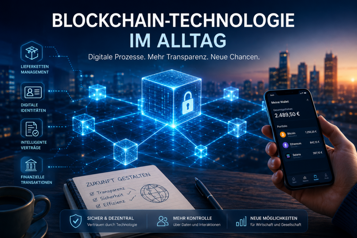 Blockchain-Technologie erreicht zunehmend den Alltag und verändert digitale Prozesse